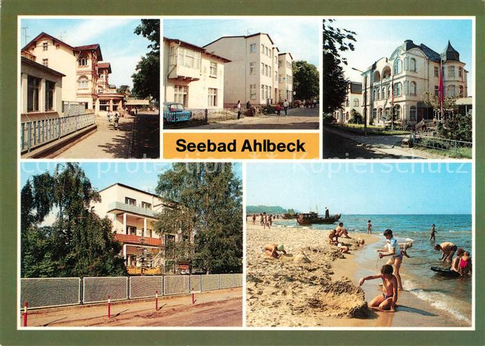 Ahlbeck Ostseebad Konsum Moebelhaus FDGB Erholungsheime Aegir und Max Kreuziger