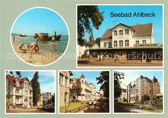 Ahlbeck Ostseebad Fischerstrand Betriebsferienheim Strasse der Solidaritaet FDGB