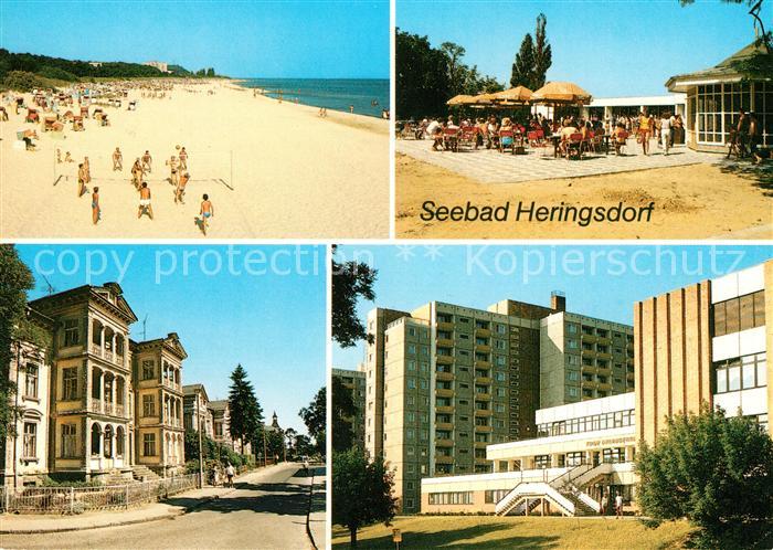 Heringsdorf Ostseebad Usedom Strand Restaurant Strassenpartie FDGB Urlauberheim