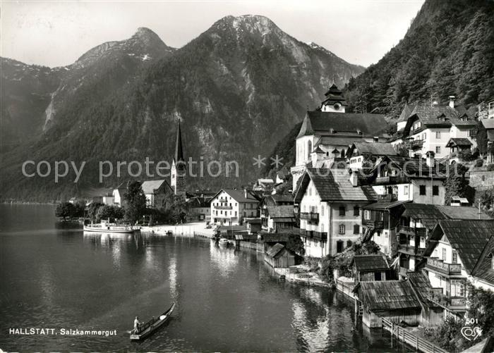 Hallstatt Austria Uralte Salzsiedlung mit Hirltaz