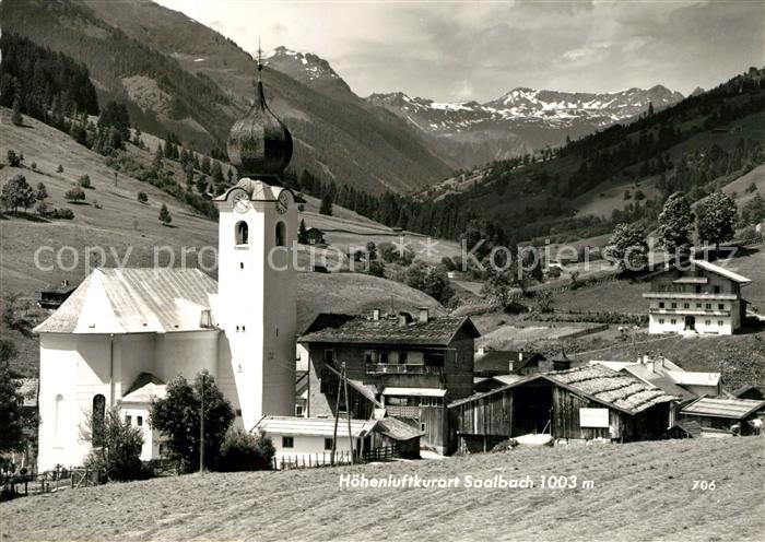 Saalbach-Hinterglemm Panorama mit Kirche