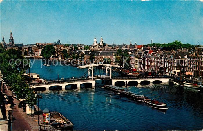 Amsterdam Niederlande Magere Brug over de Amstel