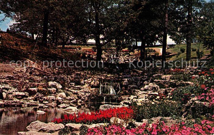 Toronto Canada Rock Garden and Waterfalls Hillside Gardens High Park