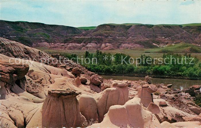 Drumheller A group of the well known Drumheller Hoodoos
