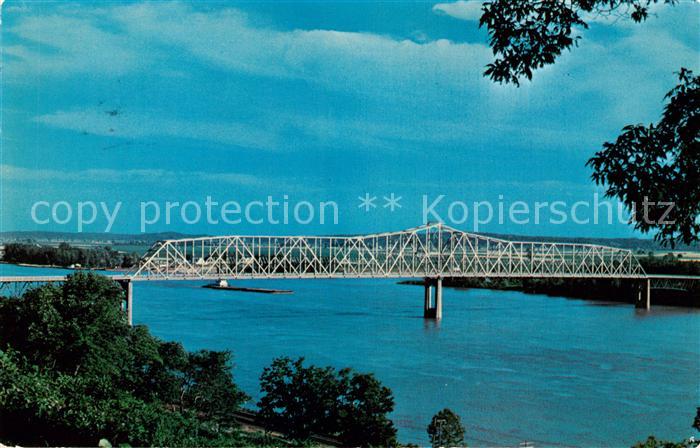 Illinois US-State The Chester Bridge