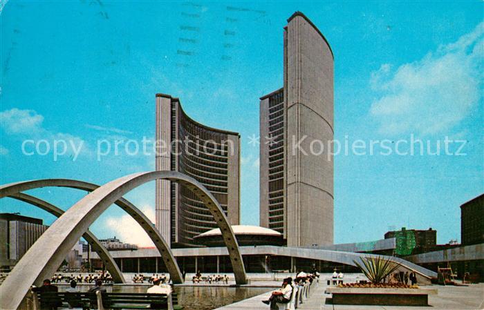 Toronto Canada Nathan Phillips Square and the New City Hall