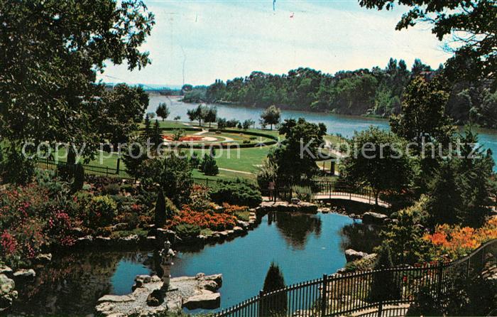 Toronto Canada High Park Rock Gardens with Grenadier Pond