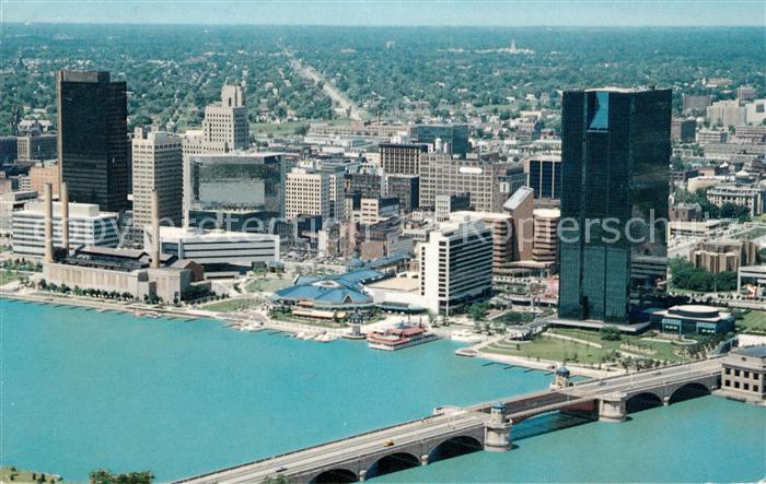 Toledo Ohio Skyline view of downtown Maumee River