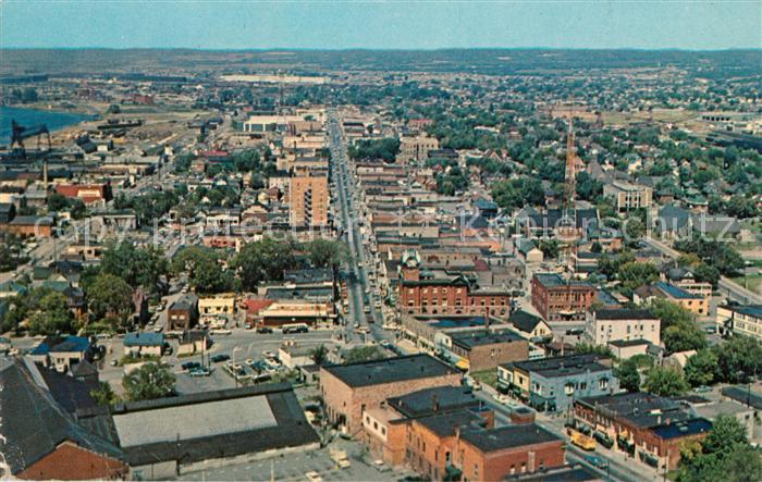 Ontario Canada Sault Ste Marie Aerial view