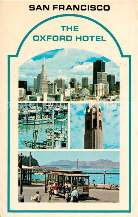 San Francisco California The Oxford Hotel Downtown Market Drive in parking Famil