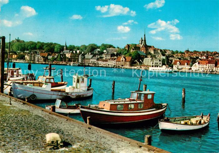 Flensburg Foerde und Stadtblick