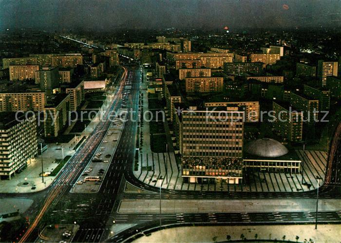 BERLIN  CITY Blick vom Interhotel Stadt Berlin auf Karl Marx Allee