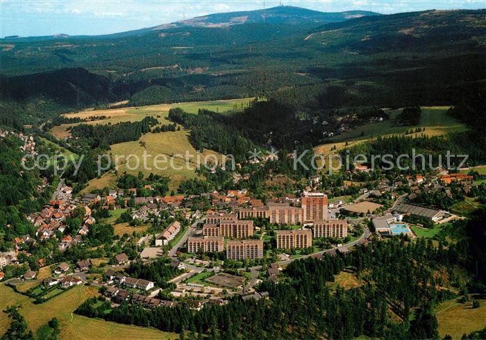 Altenau Harz Fliegeraufnahme mit Ferienpark Glockenberg