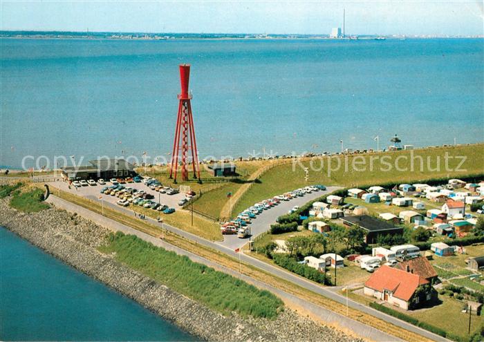 Eckwarderhoerne Strandhalle Nordseebad Fliegeraufnahme