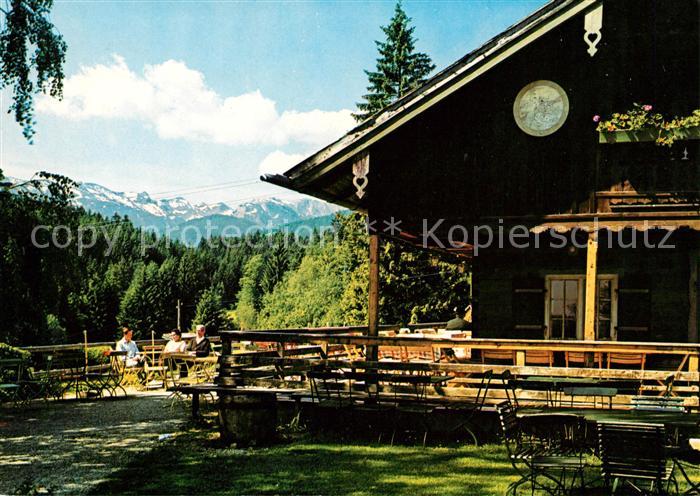 Bad Toelz Waldherralm mit Benediktenwand