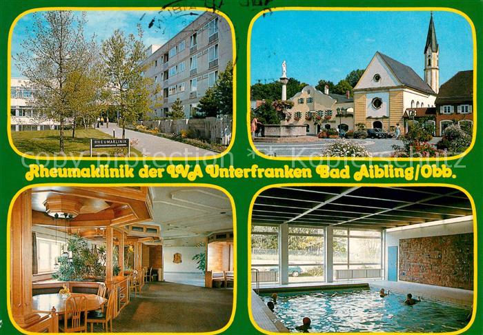 Bad Aibling Rheumaklinik der LVA Unterfranken Gastraum Kirche Hallenbad