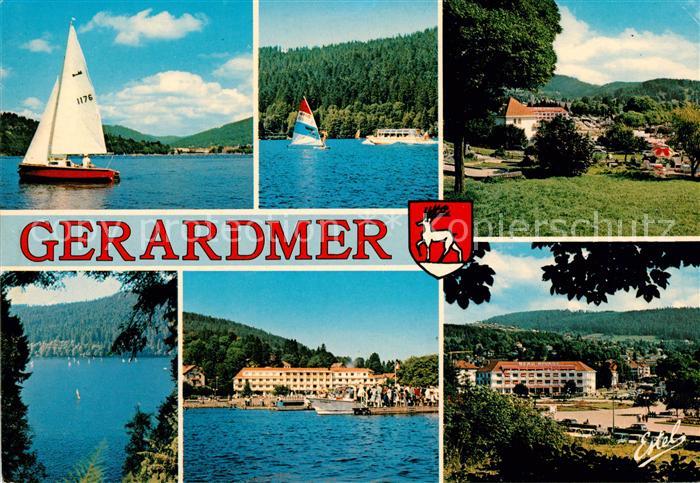 Gerardmer Vosges Differents aspects du lac Esplanade et