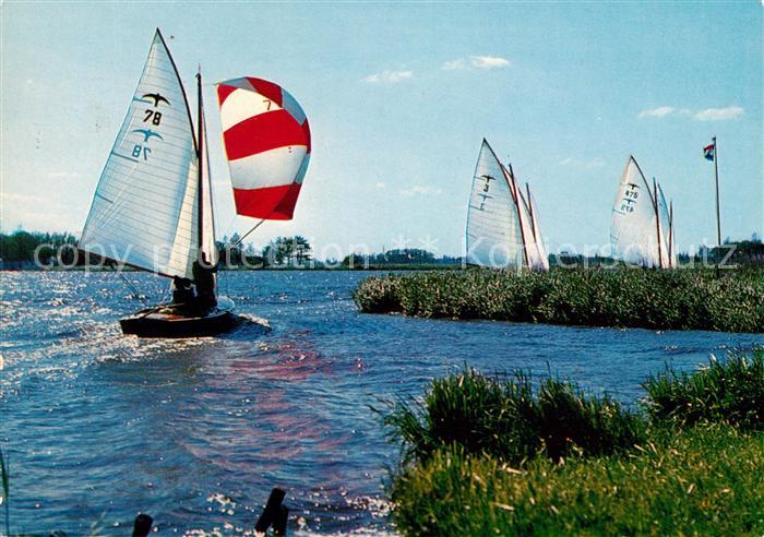 Sneek Zeilen op die Friese Meren Segeln