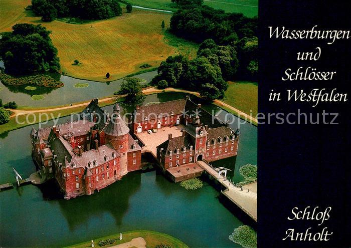 Anholt Schloss Anholt Fliegeraufnahme