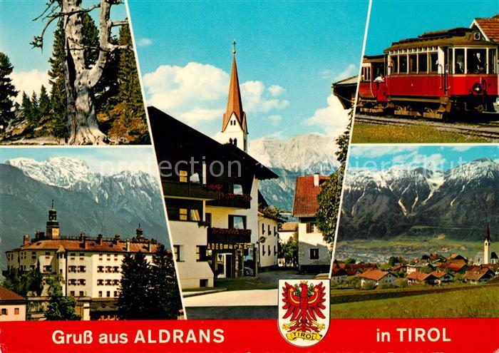Aldrans Schloss Kirche Bahn Panorama