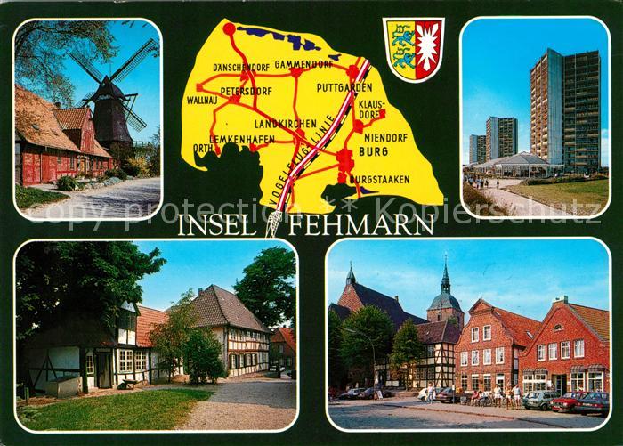 Insel Fehmarn Muehle Hotels Inselhaeuser Dorfmotiv