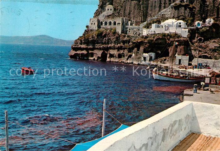 Santorin Thira Thera Kueste Klippen