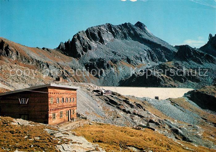 Reisseck Kaernten Hoehenbahnhaus mit Sperre Gr Muehldorfersee