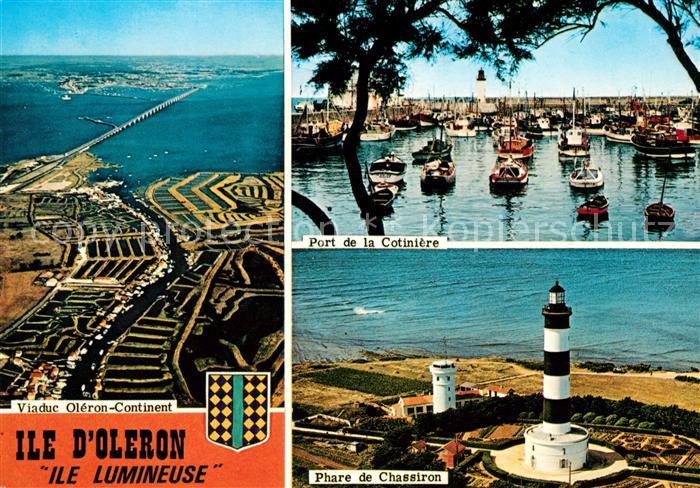 Ile d Oleron Viaduc Oleron Port de la Cotiniere Phare de Chassiron
