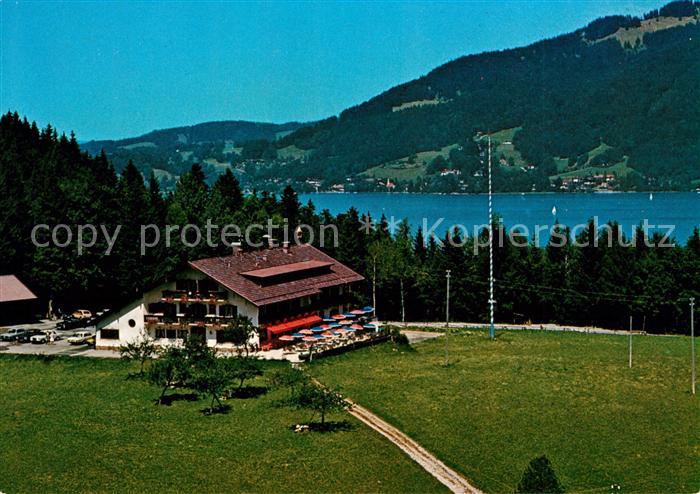 Bad Wiessee Berggasthof Sonnenbichl Blick zum Tegernsee