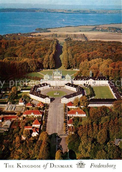 Fredensborg Koenigliches Schloss Fliegeraufnahme