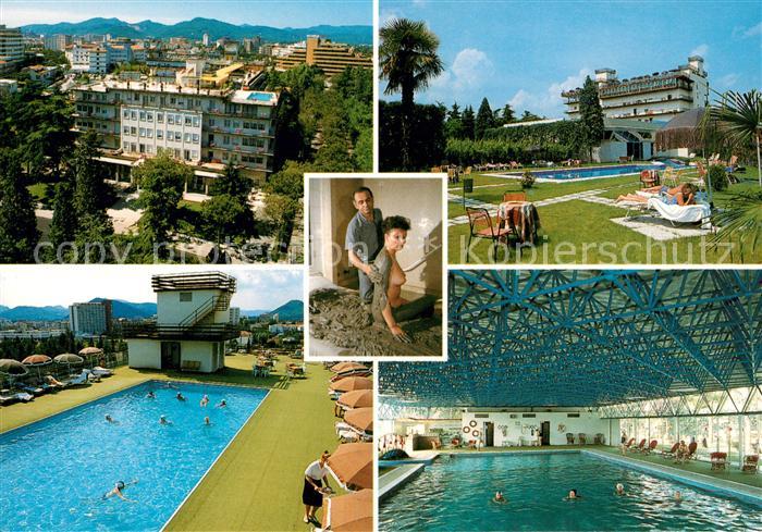 Abano Terme Hotel Terme Grand Torino Kuranwendung Swimming Pool