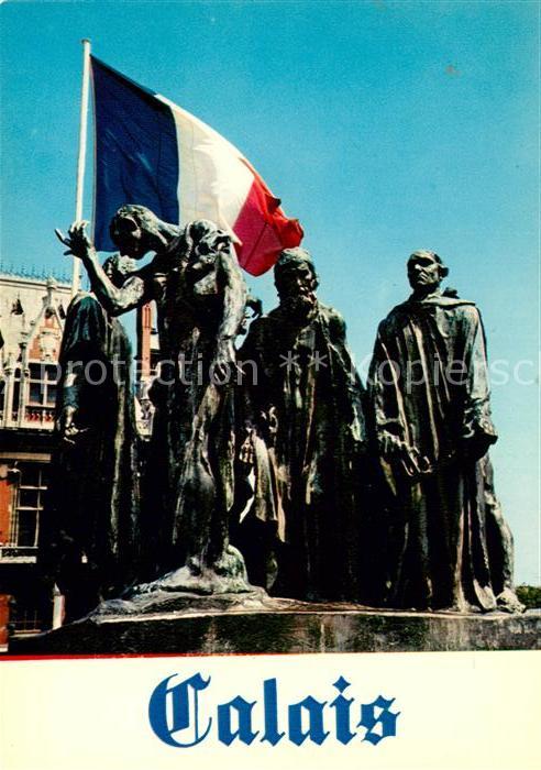 Calais Les six bourgois Statues Monument