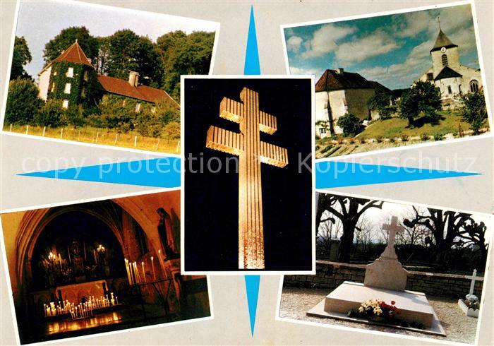 Colombey-les-Deux-Eglises Memorial au General de Gaulle Recueillement Eglise Tom