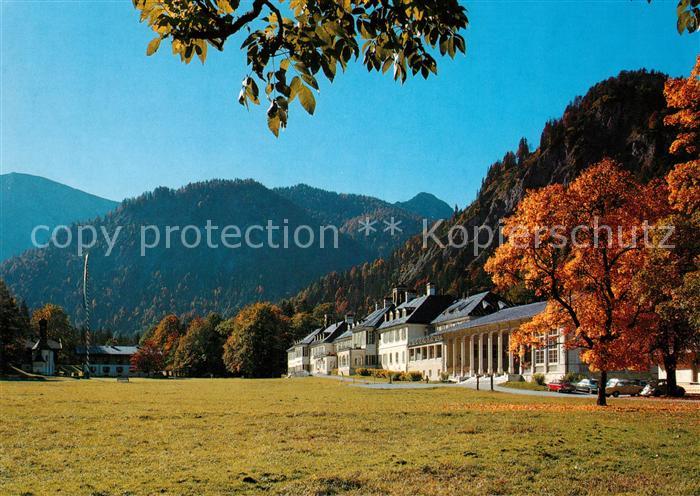 Wildbad Kreuth Bildungszentrum der Hanns Seidel Stiftung Alpen Herbststimmung