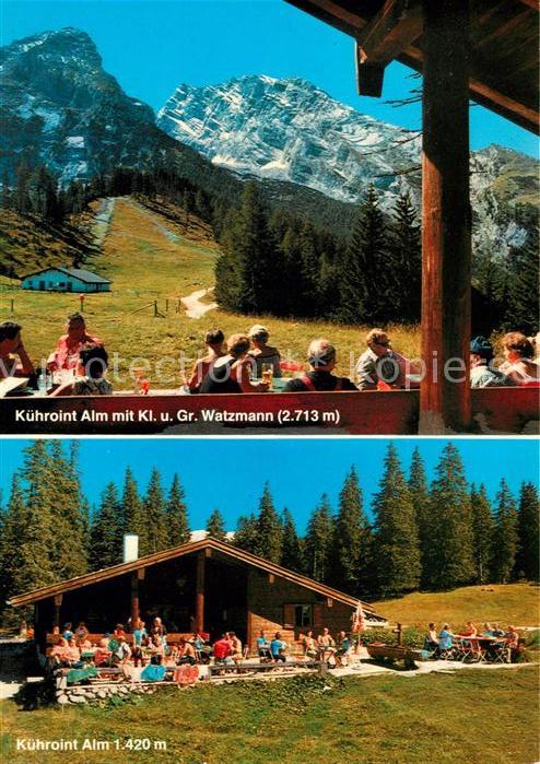 Berchtesgaden Kuehroint Alm Watzmann Berchtesgadener Alpen