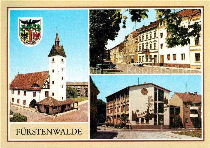 Fuerstenwalde Spree Rathaus Frankfurter Strasse Fernmeldeamt