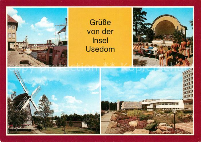Insel Usedom Karlshagen Fischereihafen Zempin Konzertplatz Trassenheide Erholung
