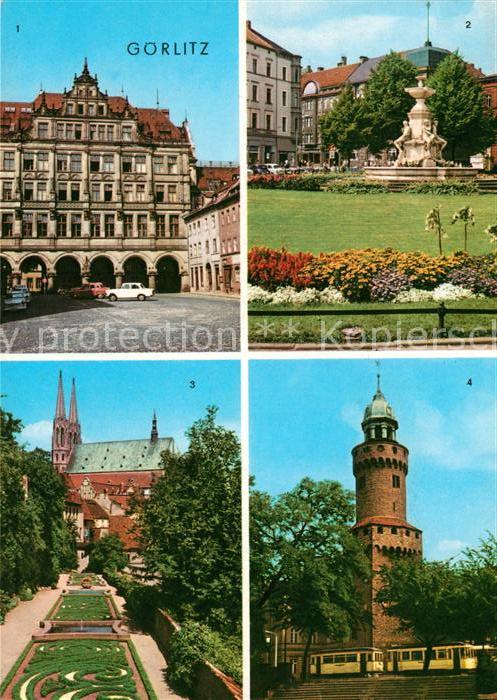 Goerlitz Sachsen Rathaus Platz der Befreiung Ochsenbastei Reichenbacher Turm