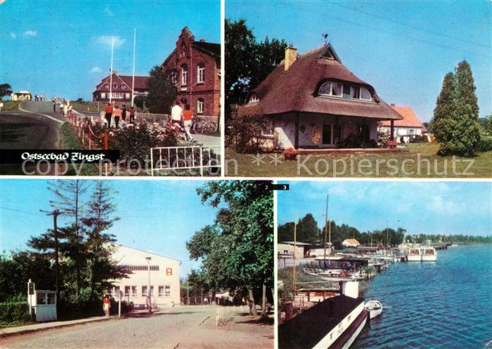 Zingst Ostseebad Strandstrasse Urlauber Restaurant Hafen