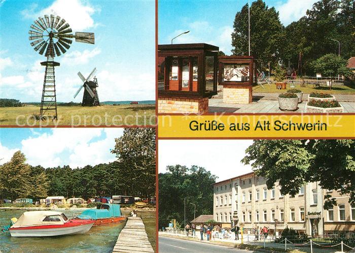 Alt Schwerin Windmuehle Agrarhistorisches Museum Gaststaette Campingplatz Plauer