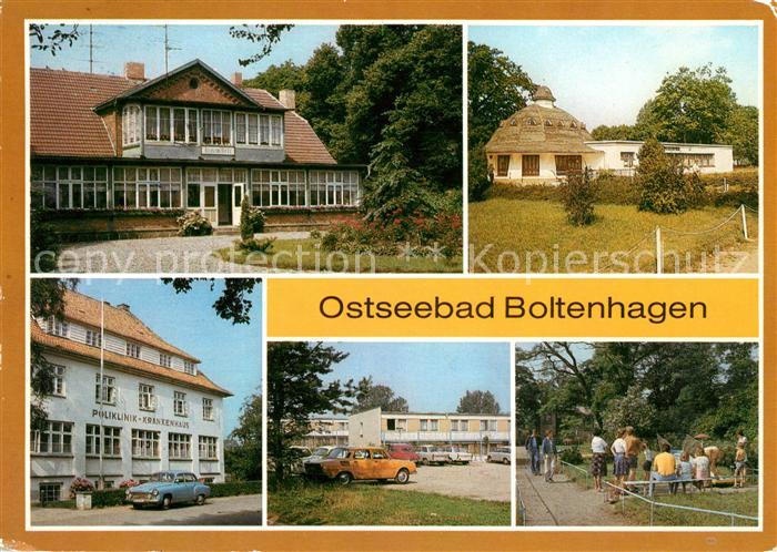 Boltenhagen Ostseebad Haus am Meer Pavillon Bar Poliklinik Urlauberdorf Minigolf