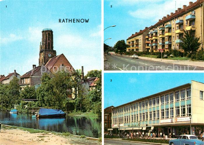 Rathenow Havel Schleusenweg Leninallee Kaufhaus Magnet