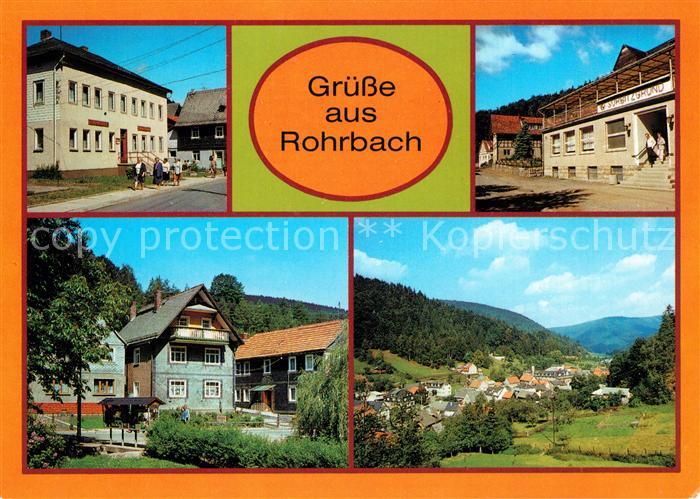 Rohrbach Saalfeld Rat der Gemeinde Konsum Gaststaette Sorbitzgrund Ortsmotiv