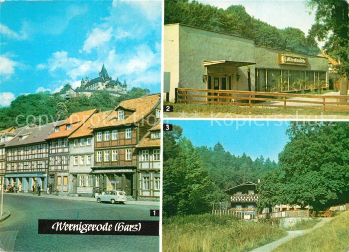 Wernigerode Harz Schloss Feudalmuseum Konsumgaststaette Storchmuehle HO Gaststae