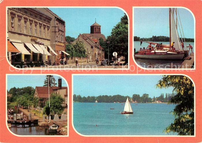 Storkow Mark Altstadt Storkower See Schleuse