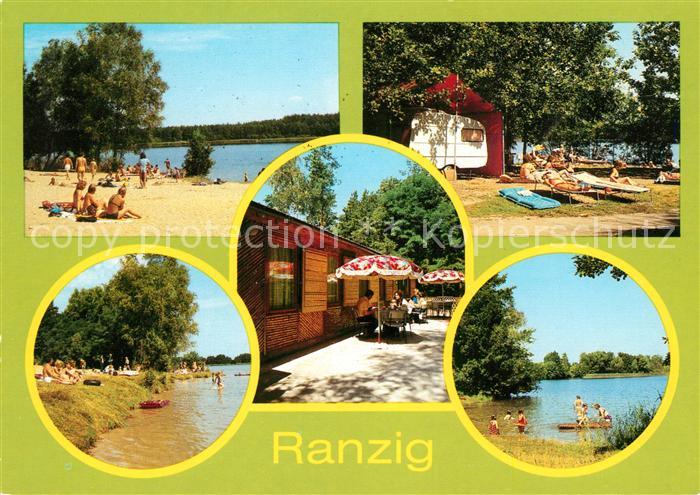 Ranzig Strand am Tiefensee Ranziger See Konsum Gaststaette Tiefer See