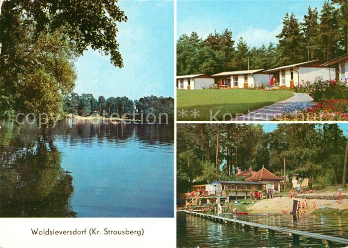 Waldsieversdorf Grosser Daebersee Bungalows Volksbad