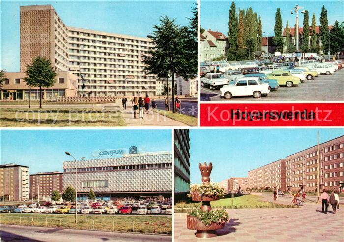 Hoyerswerda Wilhelm Pieck Strasse Platz der Roten Armee Centrum Warenhaus Liesel