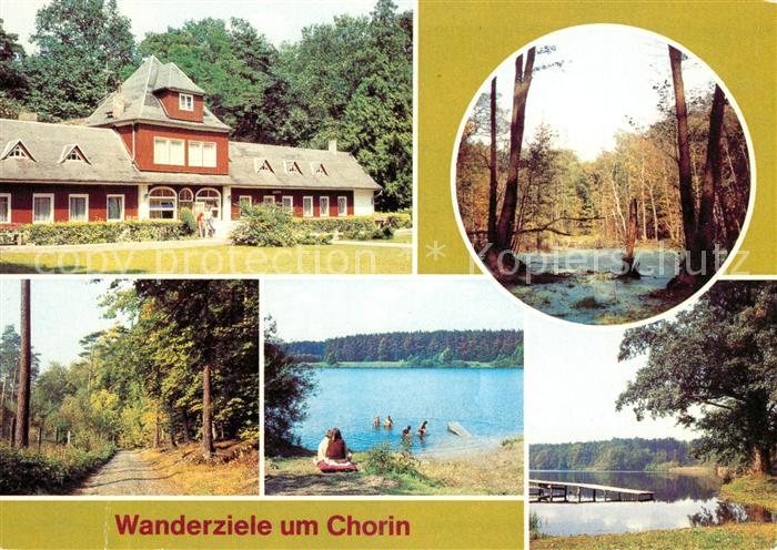 Chorin Jugendherberge Wasserloch Plagefenn Waldweg Breitefenn Grosser Heiliger S