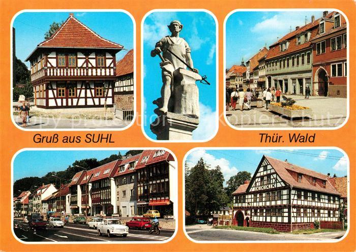 Suhl Thueringer Wald Historisches Fachwerkhaus Waffenmuseum Waffenschmied Denkma